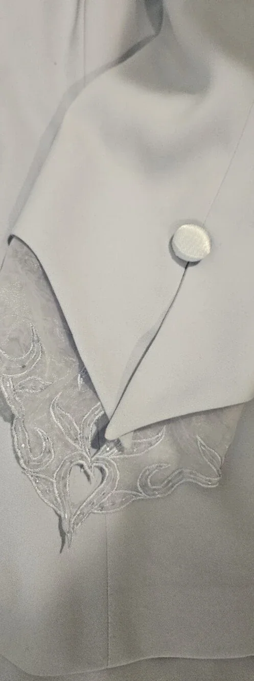 Women's Light Blue Tailored Blazer Jacket